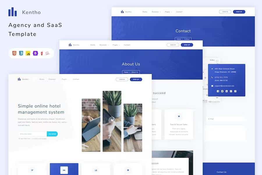 KENTHO – AGENCY AND SAAS TEMPLATE